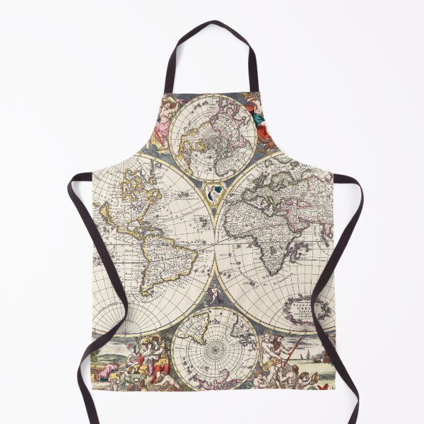 Item preview, Nova Totius Terrarum orbis tabula old map designed and sold by movingraph.
