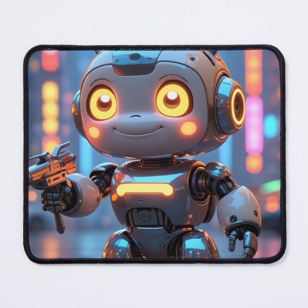 Item preview, Funny Futuristic Robot – Anime Chubby Bot designed and sold by Aitor700.