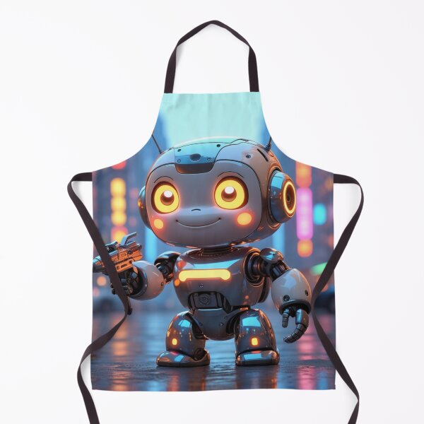 Item preview, Funny Futuristic Robot – Anime Chubby Bot designed and sold by Aitor700.