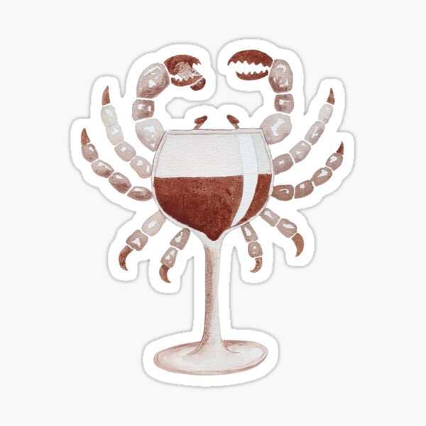 Item preview, Oeno-Astrology: Cancer in Wine 2 designed and sold by vinsurtoile.