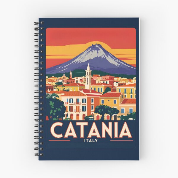 Item preview, A Vintage Travel Illustration of Catania - Italy designed and sold by GoodOldVintage.