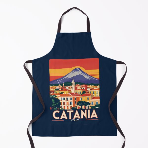Item preview, A Vintage Travel Illustration of Catania - Italy designed and sold by GoodOldVintage.