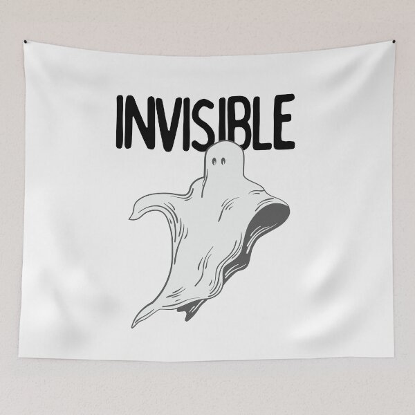 Item preview, invisible- ghost... designed and sold by LessIsArt.
