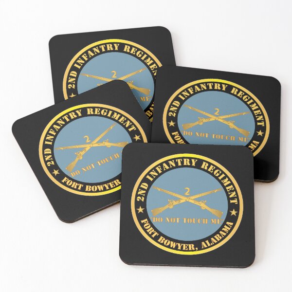 Item preview, Army - 2nd Infantry Regiment Branch - Do Not Touch Me - Fort Bowyer, Alabama X 300 designed and sold by Military Insignia Products.