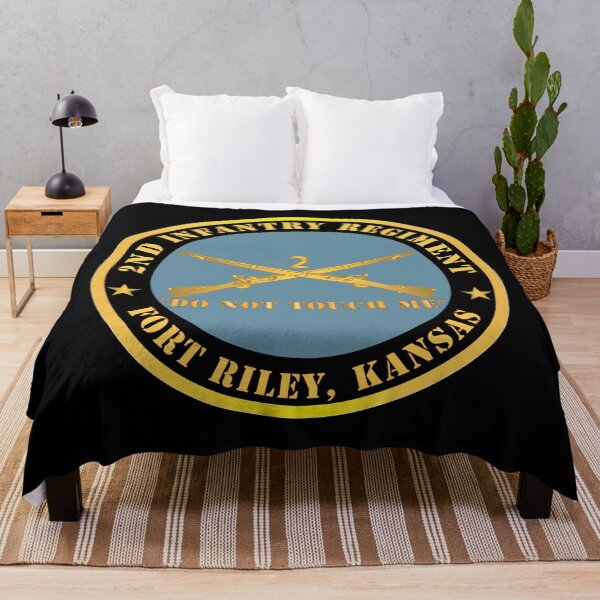 Item preview, Army - 2nd Infantry Regiment Branch - Do Not Touch Me - Fort Riley, Kansas X 300 designed and sold by Military Insignia Products.