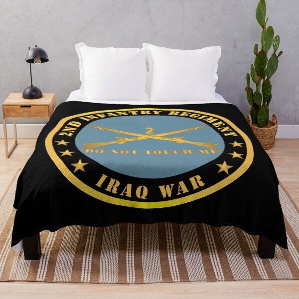 Item preview, Army - 2nd Infantry Regiment Branch - Do Not Touch Me - Iraq War X 300 designed and sold by Military Insignia Products.