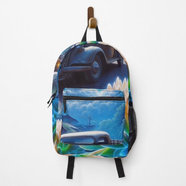 Item preview, Ambon City at 9PM – Abstract AI Nightscape with Vibrant Colors and Floral Accents for Clothing & Accessories designed and sold by knalpot-design.