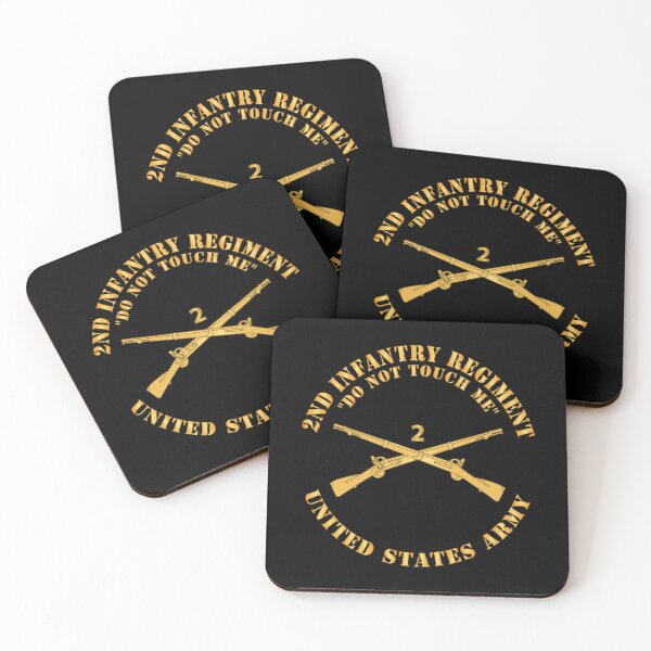 Item preview, Army - 2nd  Infantry Regiment Branch - Do Not Touch Me - US Army X 300 designed and sold by Military Insignia Products.