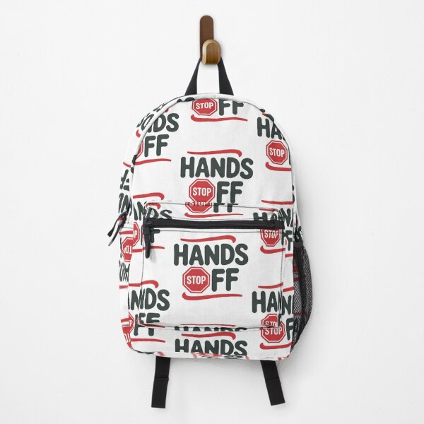 Item preview, Bold Hands Off Message with Stop Sign designed and sold by Taans-Creation.