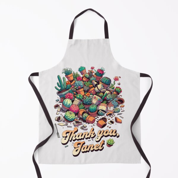 Item preview, Thank You Janet – The Good Place Cactus Glitch Succulent Art designed and sold by PricklyBearArt.