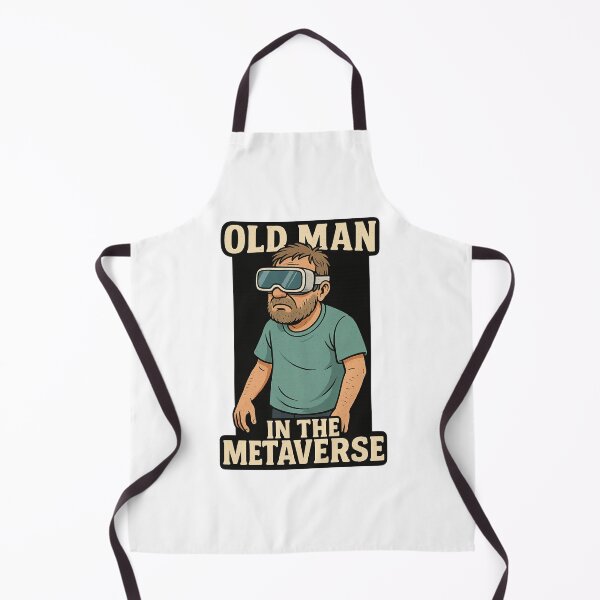 Item preview, Old Man in the Metaverse Funny VR designed and sold by memememescat.