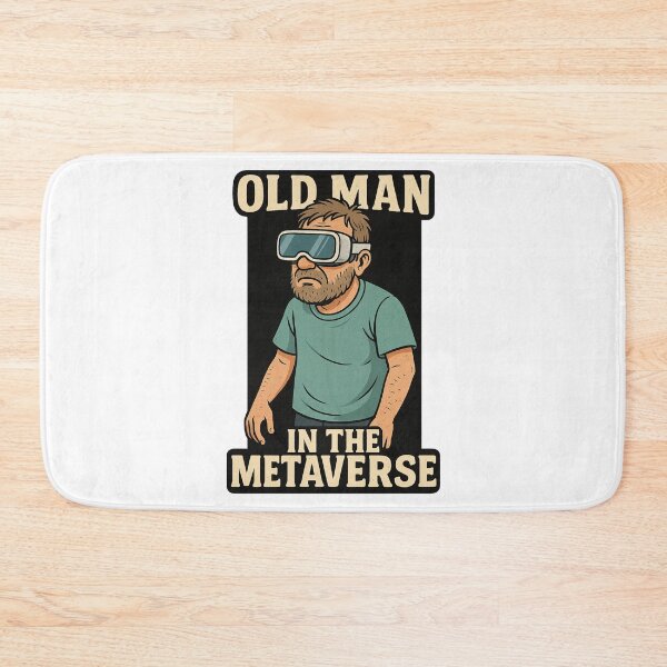 Item preview, Old Man in the Metaverse Funny VR  designed and sold by memememescat.