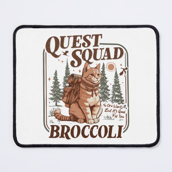 Item preview, Quest Squad Broccoli Onyx Storm Fourth Wing Book Lover Gifts designed and sold by VirgilPeck.