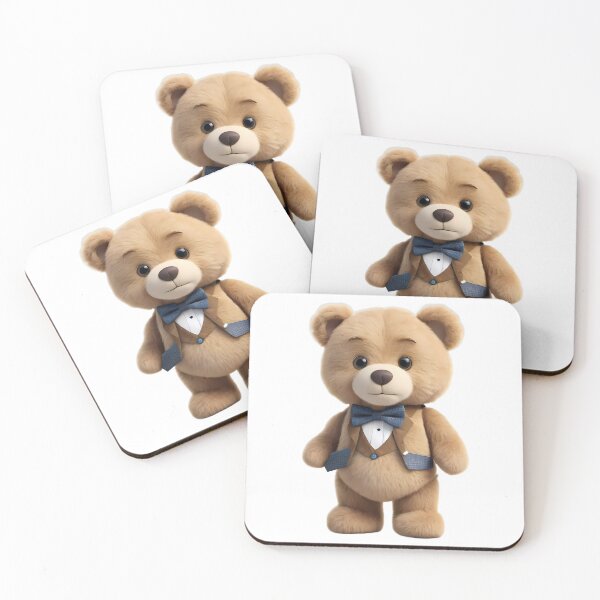 Item preview, Cool Chill Dapper Teddy Bear Formal Attire Illustration designed and sold by ART ATTACK ZONE.