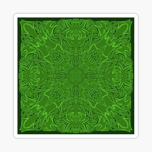 Vista previa del artículo con la obra «Mandala de neblina esmeralda», diseñado y vendido por 2003nostal-gia.