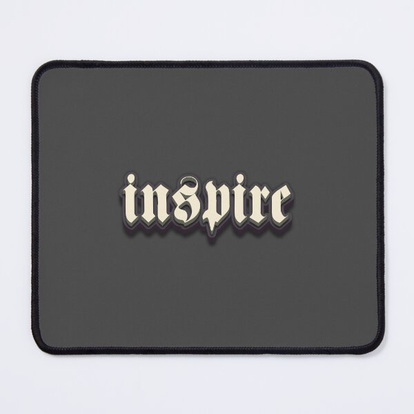 Item preview, Cream-Colored Inspire Typography designed and sold by trepiu.