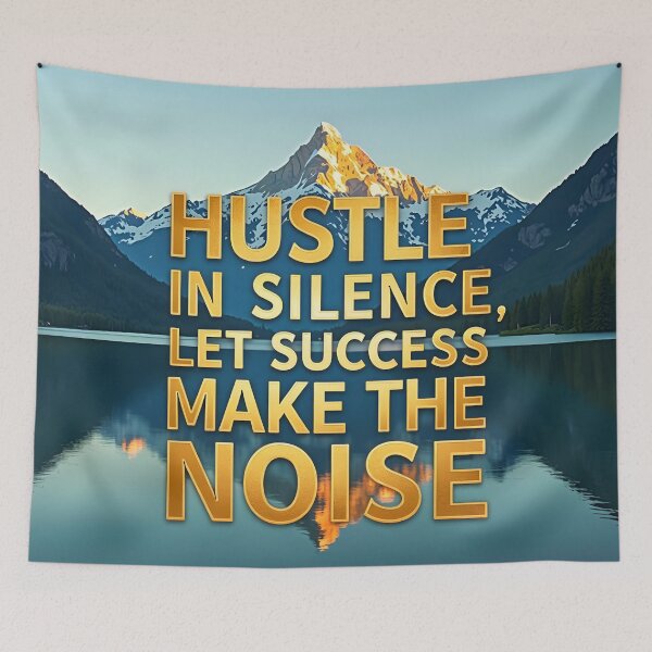 Item preview, Hustle in Silence, Let Success Make the Noise designed and sold by nhk999.