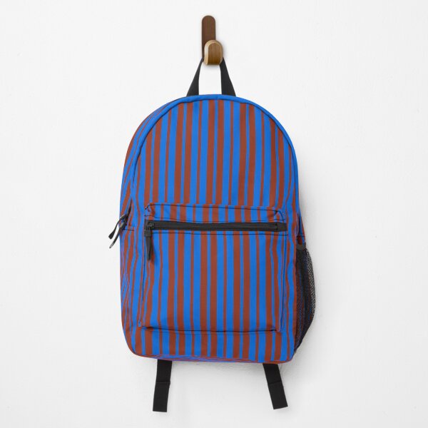 Item preview, Vertical Blue Brown Stripes Pattern Design designed and sold by PatternTitan.