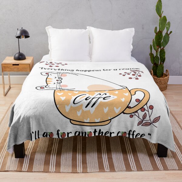 Item preview, coffee cat designed and sold by clickandmagic.