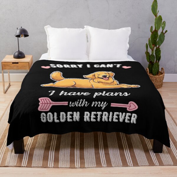 Item preview, Sorry I Can't, I Have Plans With My Golden Retriever – Friendly & Loyal Family Dog Design designed and sold by GoodyPaws.
