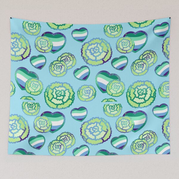 Item preview, Gay Men Pride Tile (Blue) designed and sold by PrideofDragons.