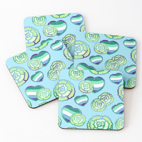 Item preview, Gay Men Pride Tile (Blue) designed and sold by PrideofDragons.
