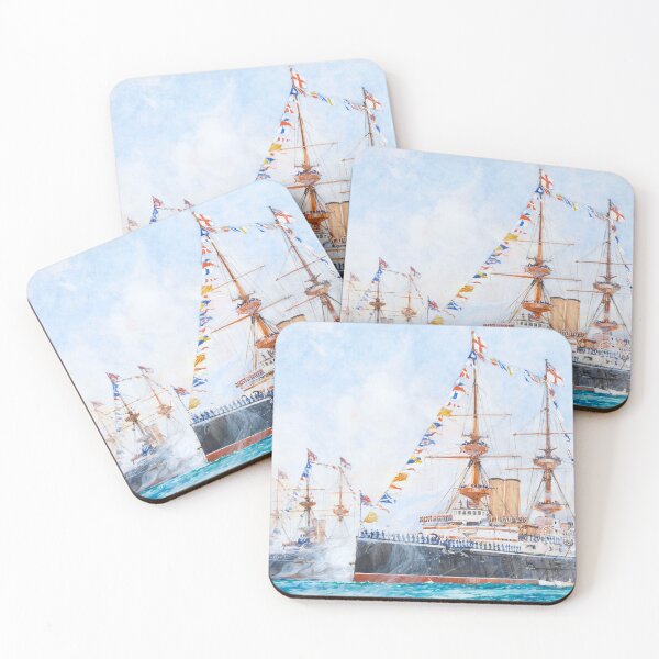 Item preview, HMS Majestic in 1897 designed and sold by 19th Century in Color.