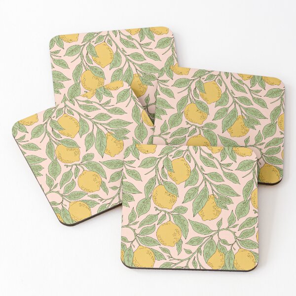 Item preview, Vintage William Morris Art Style Botanical Lemon Pattern designed and sold by PurpleLoveStore.