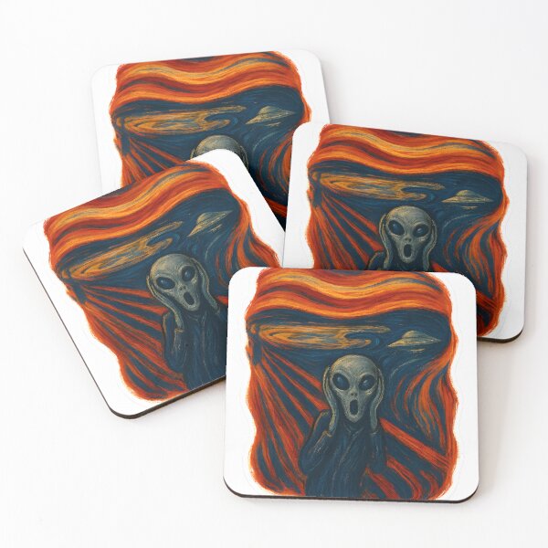 Item preview, The Alien Scream – Cosmic Panic designed and sold by Majd-makansi.