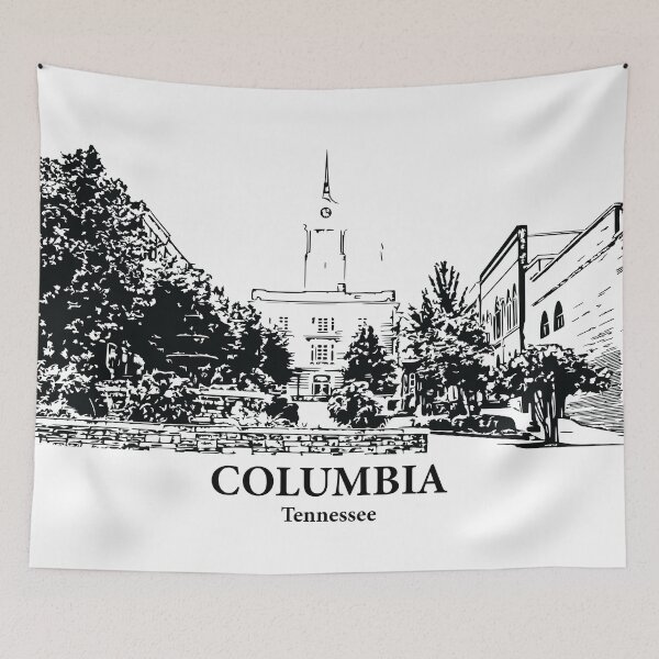 Item preview, Columbia - Tennessee designed and sold by Lakeric Cityscapes.