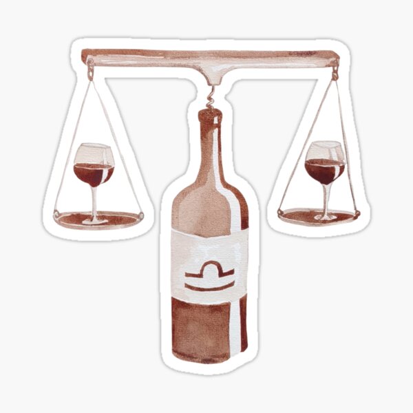 Item preview, Oeno-Astrology: Libra in Wine 2 designed and sold by vinsurtoile.