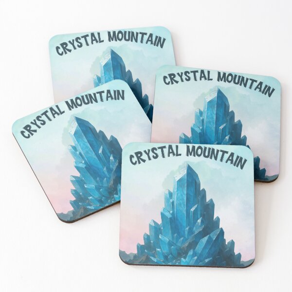 Item preview, Majestic Crystal Mountain in Ethereal Light designed and sold by BogskyShop.