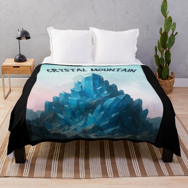 Item preview, Majestic Crystal Mountain in Ethereal Light designed and sold by BogskyShop.