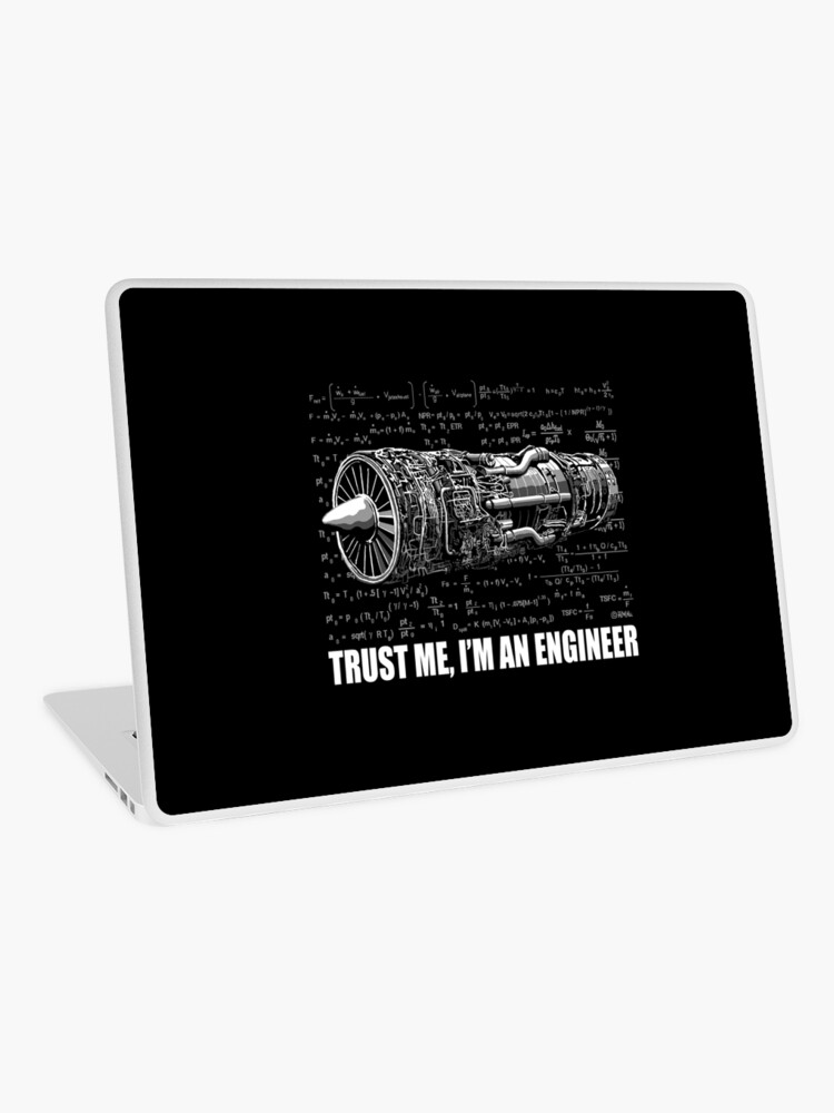 Laptop Folie for Sale mit Vertrau mir, ich bin ein Ingeneur von  NewSignCreation