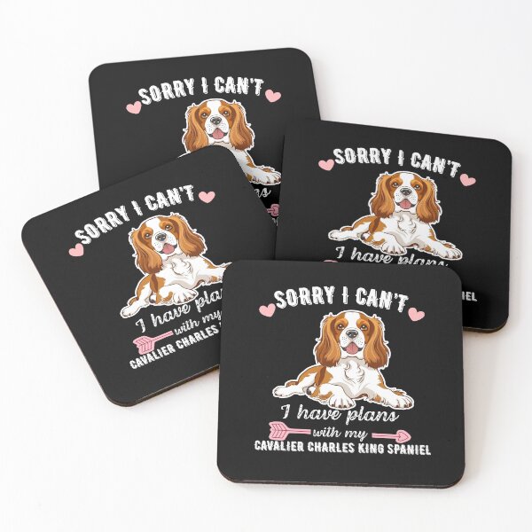 Item preview, Sorry I Can't, I Have Plans With My Cavalier King Charles Spaniel – Elegant Toy Spaniel Design designed and sold by GoodyPaws.