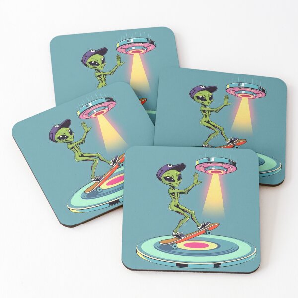 Item preview, Alien Kickflip designed and sold by AlienInkvasion.