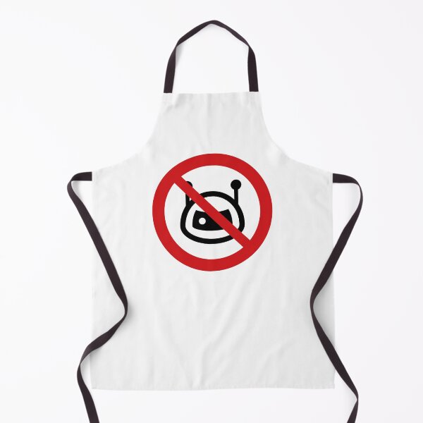 Item preview, No Bots / No Robots / No Droids Sign (On White) designed and sold by STUDIO-72.