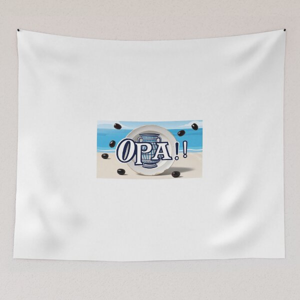 Item preview, Opa!! – Greek party style design with Mediterranean culture designed and sold by StormArte.