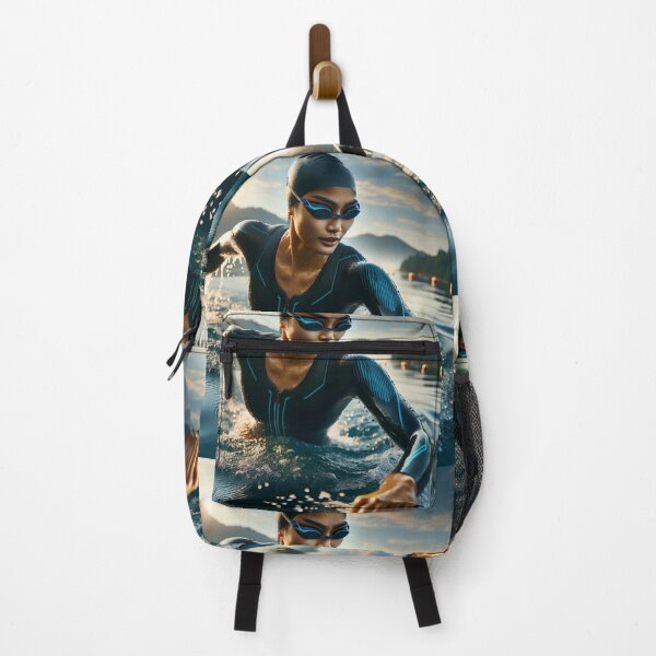 Item preview, “Rise with the Water, Race with the Fire” designed and sold by Triathlongram.