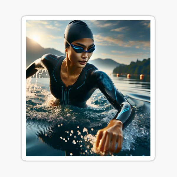 Item preview, “Rise with the Water, Race with the Fire” designed and sold by Triathlongram.