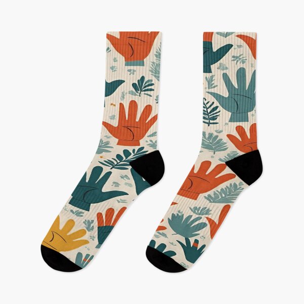 Item preview, Pattern colorful human hands and leafs. designed and sold by DaliaSabryTee.