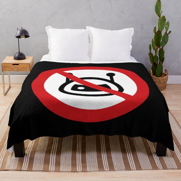 Item preview, No Bots / No Robots / No Droids Sign (On Black) designed and sold by STUDIO-72.