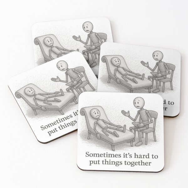 Item preview, Hard to Put Things Together designed and sold by Asbiell.