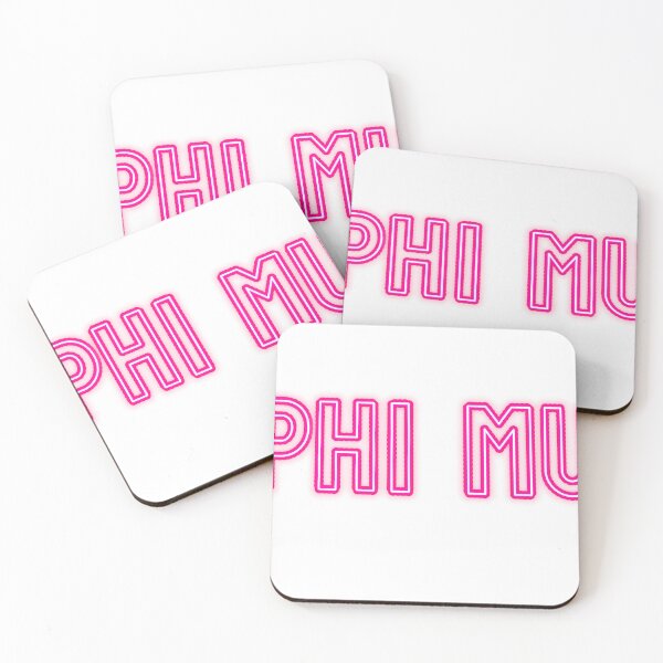 Item preview, Phi Mu Neon Sign Letters- PINK designed and sold by skybluepink studio.