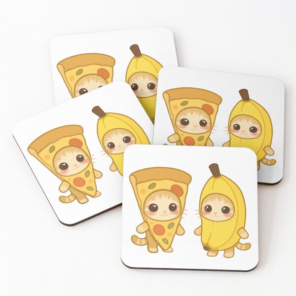 Item preview, Cute Banana Cat Meme Duo  designed and sold by FarieArt.