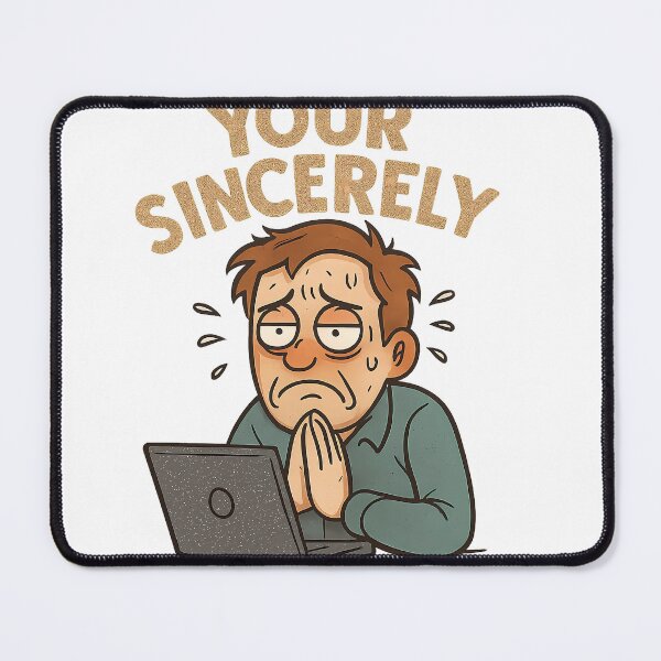 Item preview, Your Sincerely — Office Apology Mode designed and sold by Peelya.