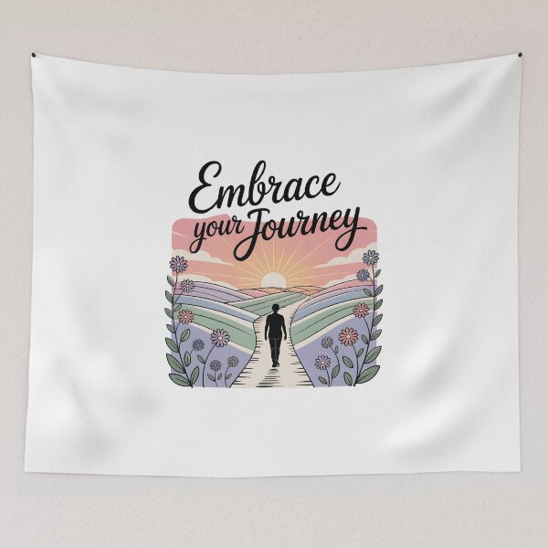 Item preview, Embrace Your Journey – Mental Health Awareness Design designed and sold by Zibis09.