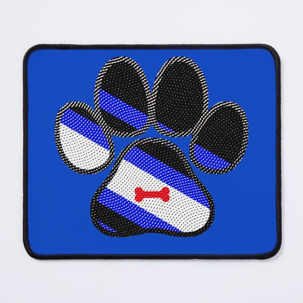 Item preview, Paw Pride – Puppy Play Print with Flag and Red Bone designed and sold by Lilian790b.