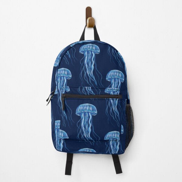 Item preview, Blue Jellyfish illustration design designed and sold by Scarlet Swan.