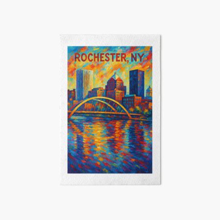 Artikel-Vorschau von Bunte Eindrücke - Innenstadt von Rochester, NY, designt und verkauft von The Bold Brush.